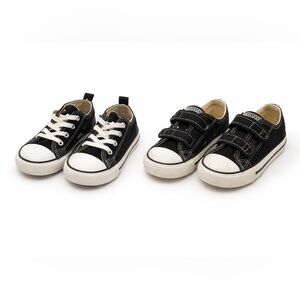 Converse Kids Black and White Sneakers